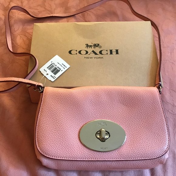 Coach Handbags - COACH Crossbody Leather Pouch, NEW